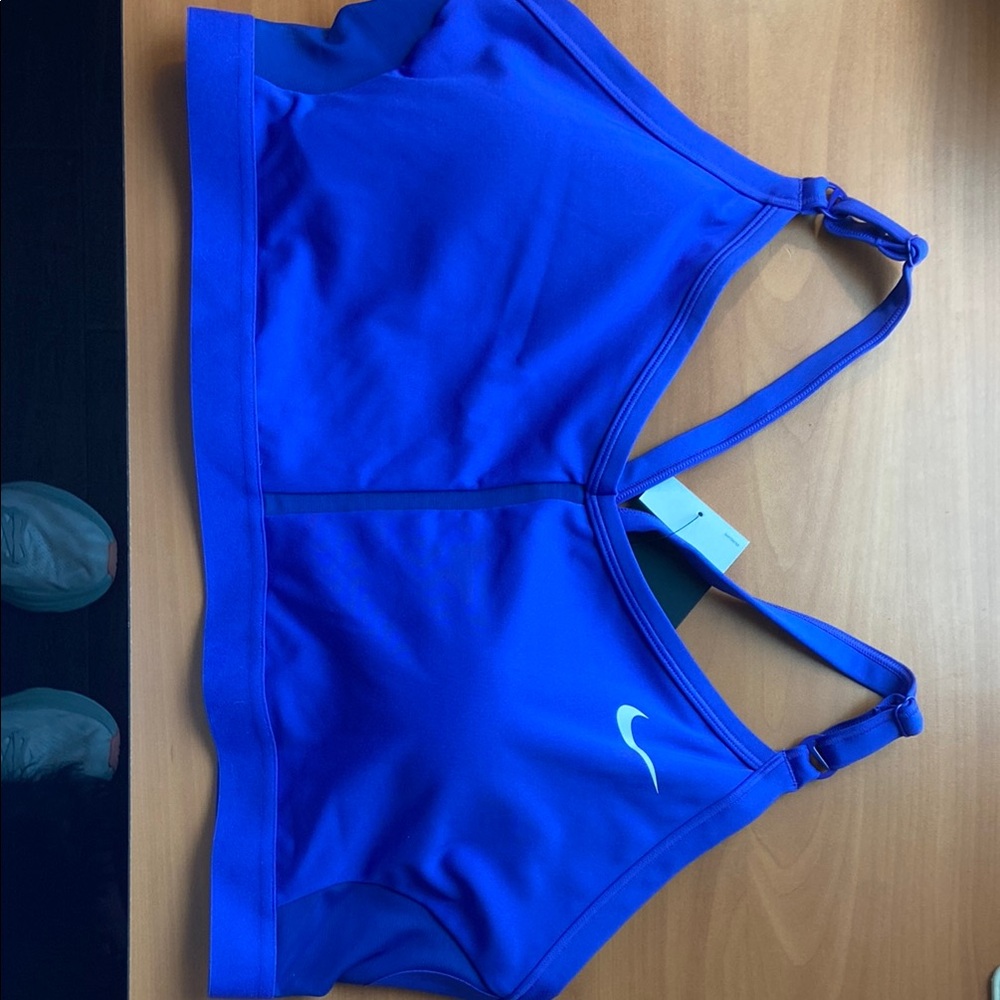 Nike Blue Athletic Bra Top with Thin Straps